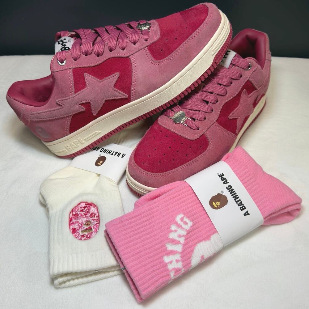 BAPE Bapesta Low M1 'Pink' - 1H70191004 PNK | US.11M